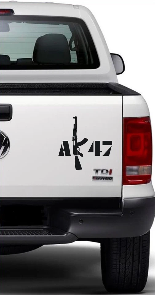 Kalaschnikow AK47 Aufkleber 10x10cm  Auto Car Hunter Gewehr Maschinengewehr (22) - Bild 2 von 3