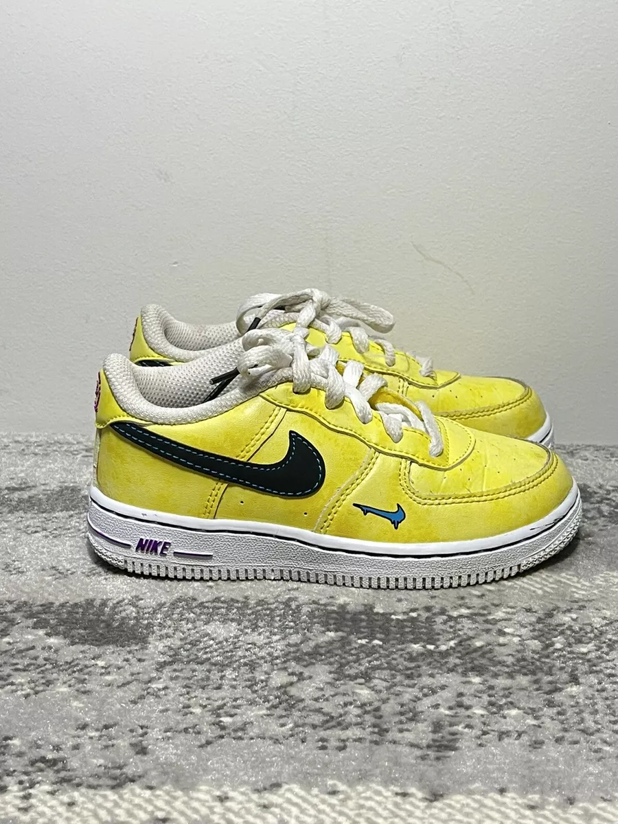 Nike Force 1 LV8 Baby/Toddler Shoes in Yellow, Size: 7C | DC7322-700