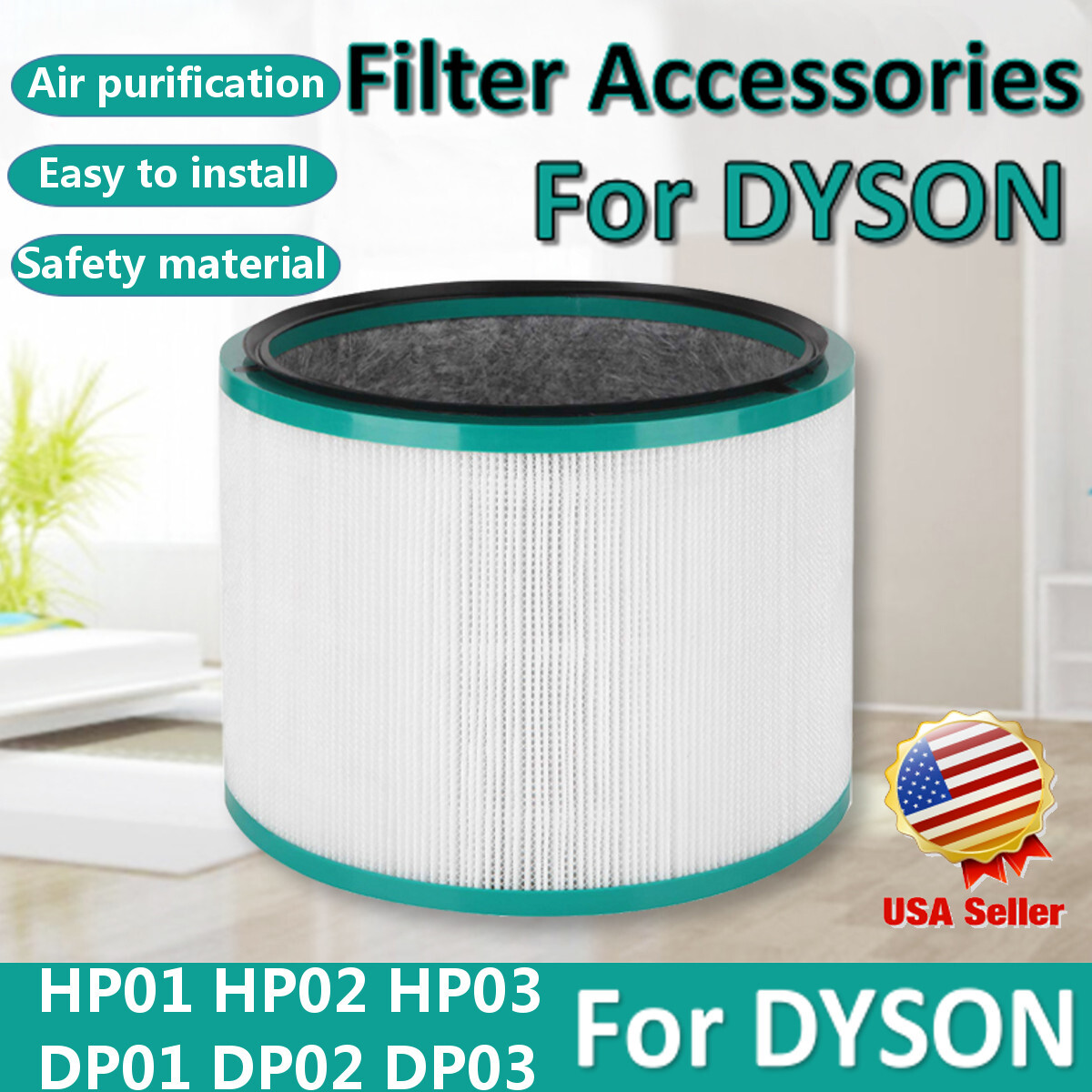 Air Purifier Dyson Pure Cool Dyson Hp01 Replacement Filter Hepa