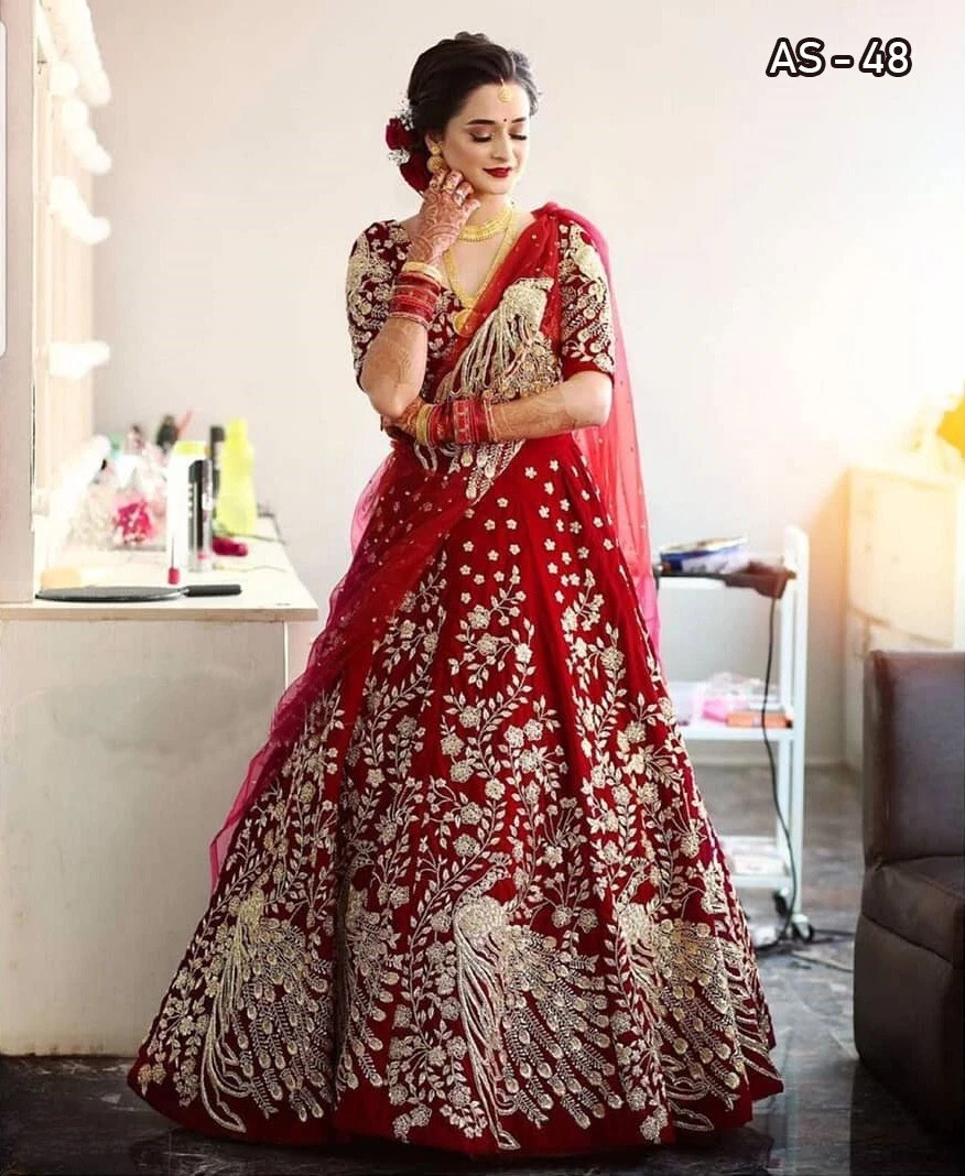Peacock lengha shop