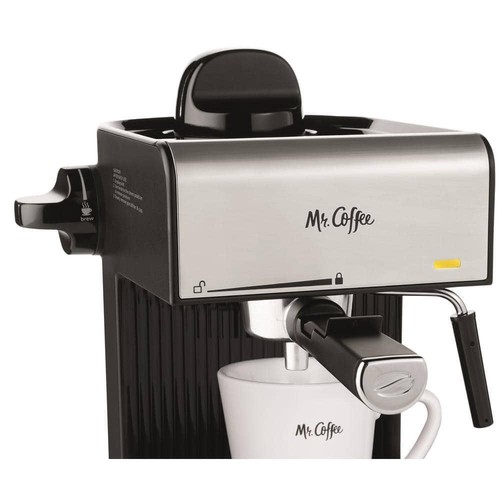 Mr. Coffee 2.5-Cup Drip Coffee Maker, Steam Espresso Machine, Cappuccino+Latte - 第 3/9 張圖片