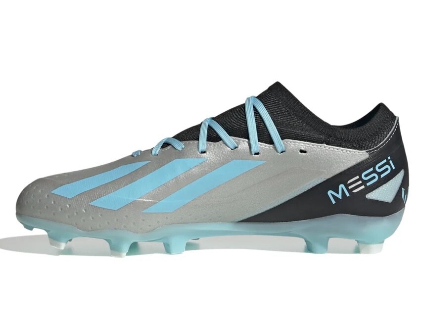  Xシリーズ サッカーシューズ シルバー/ブルー Size 11.5 - Adidas X Crazyfast Messi.3 FG Soccer Cleats IE4078