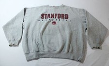 Stanford University Adult Nike L/S Pullover Graphic Sweatshirt CL8 Gray Size 2XL