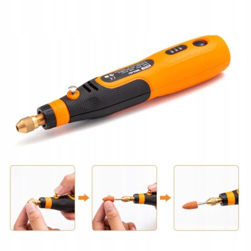 46Tlg Mini Dremel Multifunktionswerkzeug USB Akku für Mehrzweck Drehwerkzeug DHL - Bild 11 von 15