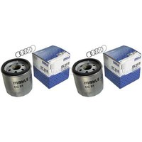 2X Mahle / Knecht ÖLfilter Oc 91D Oil Filter