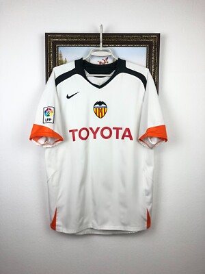 Valencia Home football shirt 2005 Soccer Nike Jersey Mens Trikot Camiseta Size M