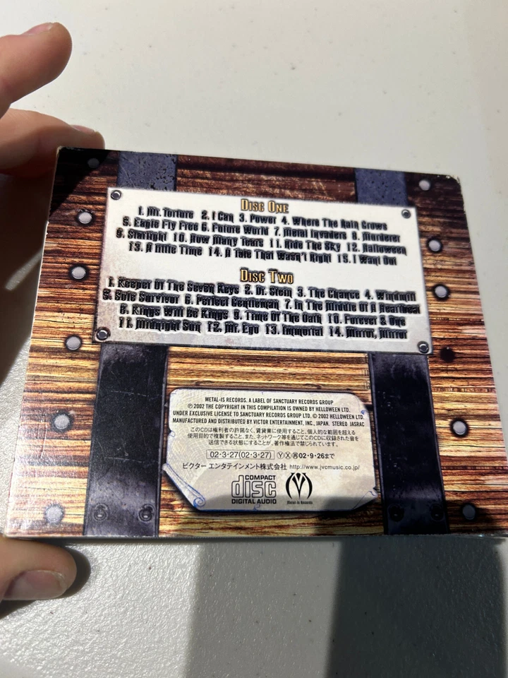 Helloween - Treasure Chest JAPAN edition release authentic  2-CD Box Set - Image 3 of 4