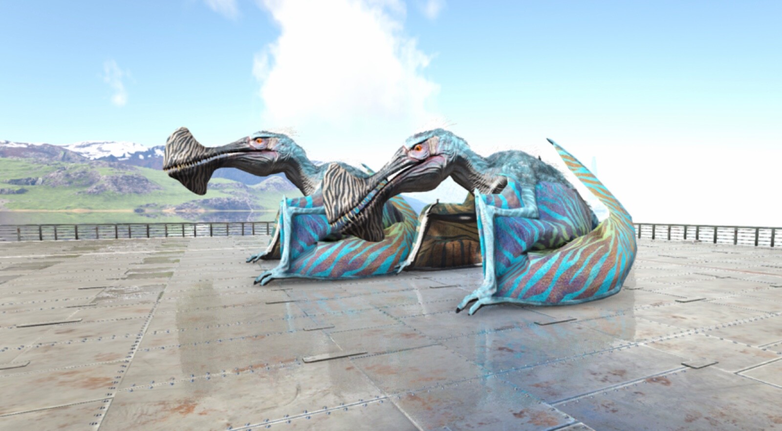 STAT 7.2k 626m Glacial Trope Pair Ark Xbox PVE Tropeognathus eBay