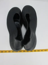 NSP XXL Black Overshoe Rubber Boot Covers W/ Gription Soles Slip Ons SKUBCS