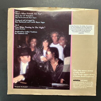 Dionne Warwick & Friends, That's What Friends Are For, 7