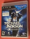 Playstation 3 Michael Jackson Experience PS3 Game New w/ Tear in Plastic