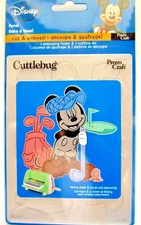 Fore! Cuttlebug Disney Die & Embossing Folder Golf Golfing 37-1746 NEW!