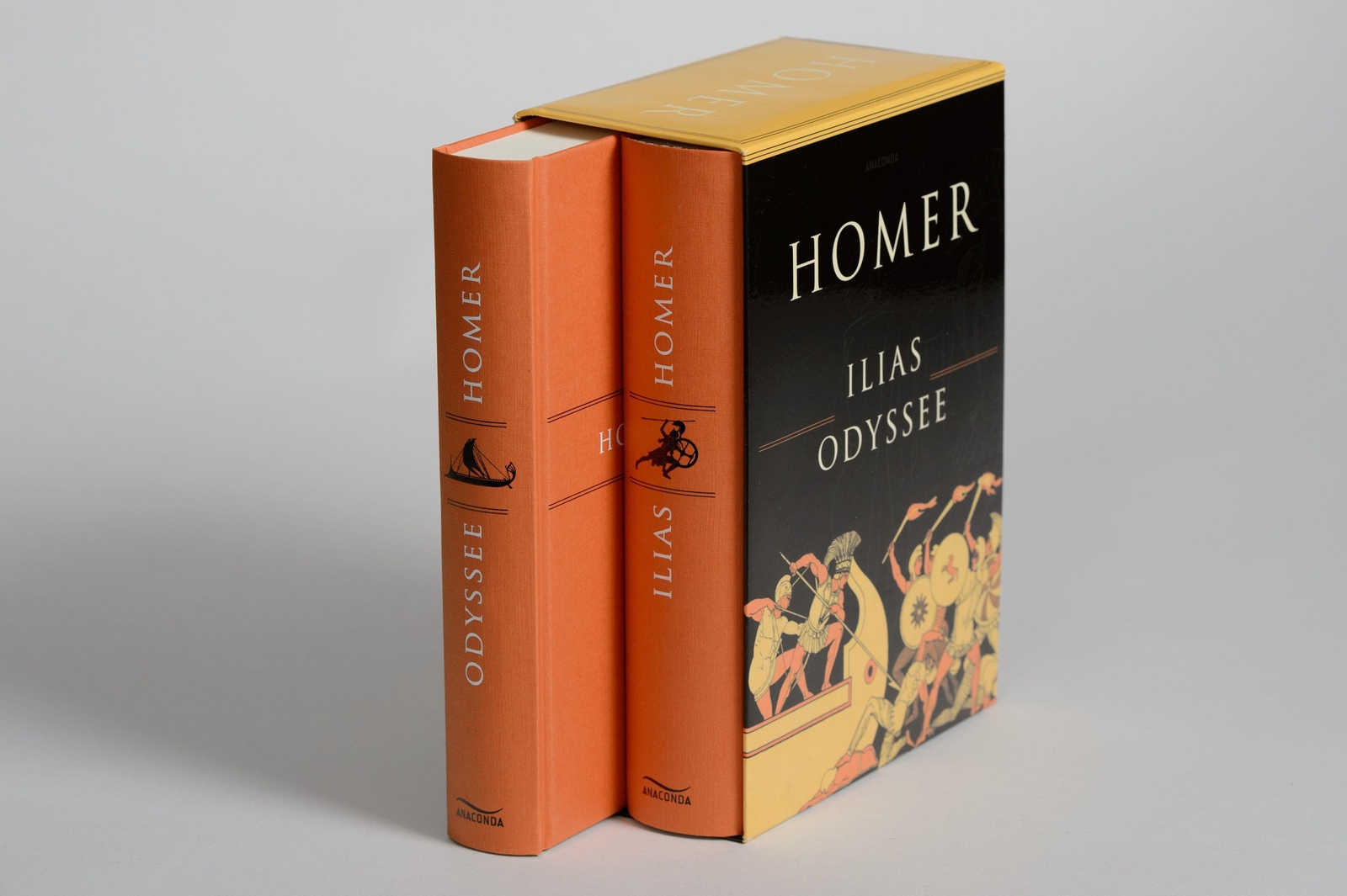 Thumbnail - Ilias / Odyssee | Homer | Buch | Anaconda Gesammelte Werke | Schuber |