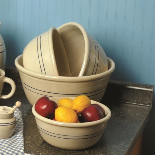 Martinez Pottery LLC Heritage Stoneware Mixing Bowl - Thumbnail 4