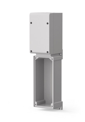 Scame Proxima modularer Ständer 107x438x110mm grau - 573.5110