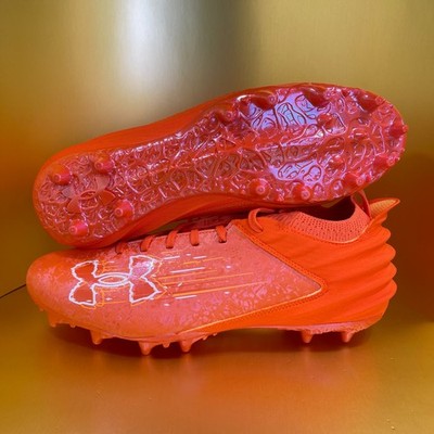 Under Armour Blur 2 MC Suede 'Team Orange' Football Cleats 3027978-800 Sz 15