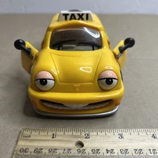 Vintage 1997 Chevron Cars Tyler Taxi #6 Yellow Taxi Cab RARE