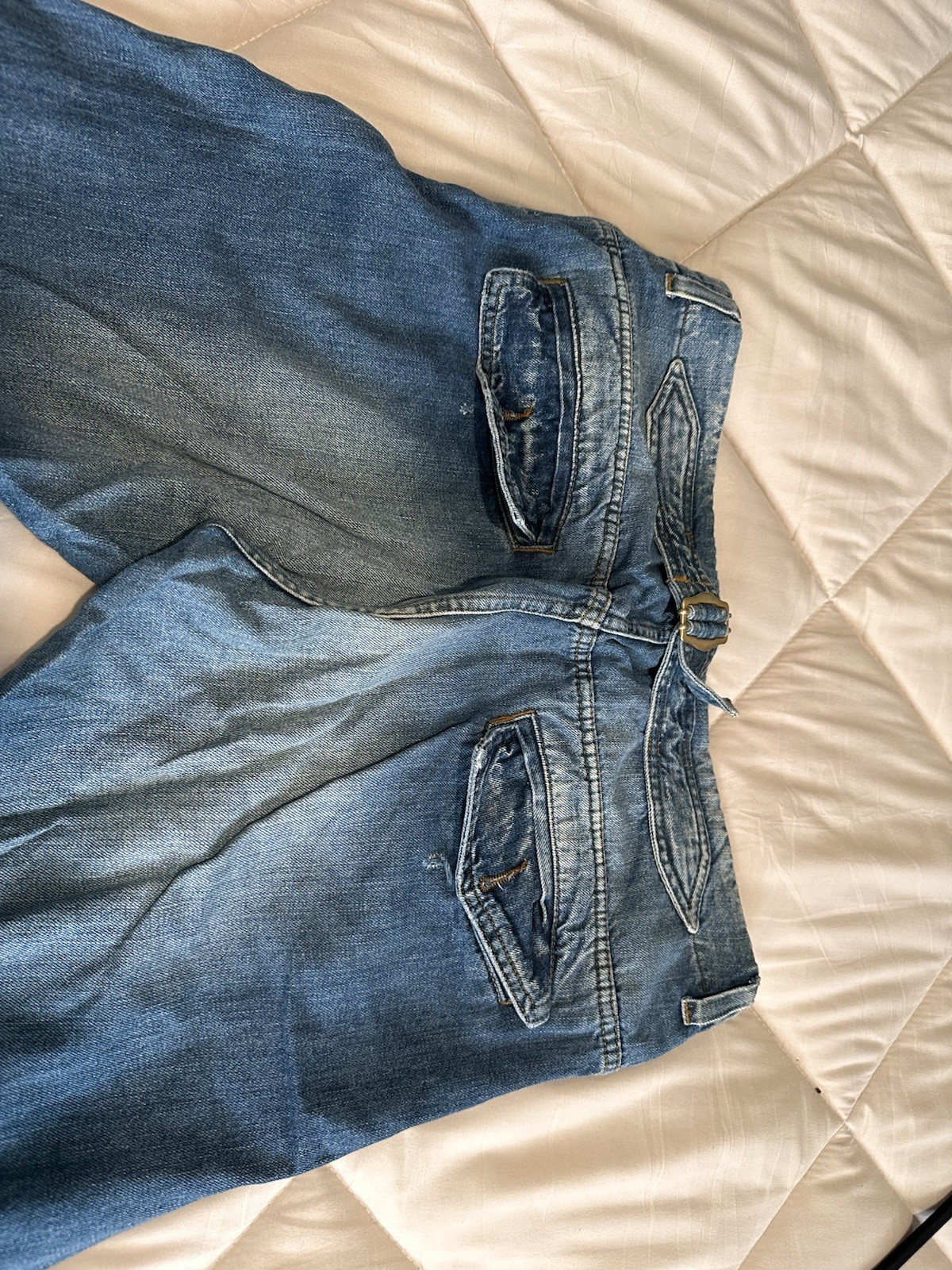 Vintage AllSaints Twisted Slim Fit Jeans – Rare Size 32 image 4