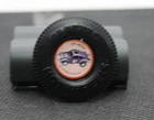 Evil Weevil   Plastic  button badge   Hot Wheels REDLINE