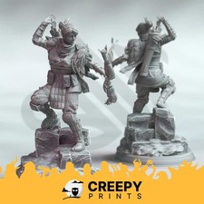 Human Female Ranger 28mm 32mm DnD Miniature Fantasy Mini 50685 A DM0923