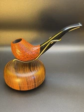 Vintage NOS NIB Chacom Volute 1/4 Bent Egg Tobacco Pipe