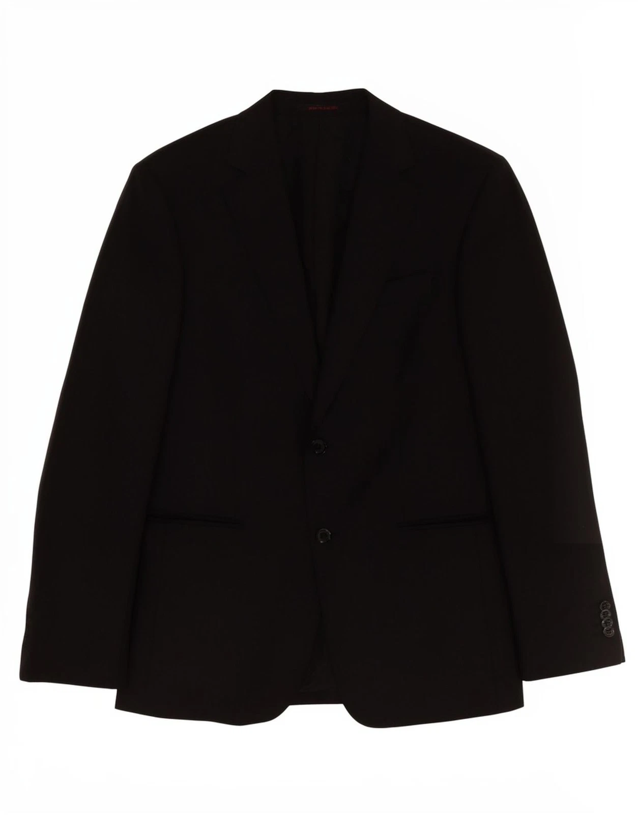 Pierre Cardin Mens 2 Button Blazer Jacket UK 38 Medium Black Classic CE18