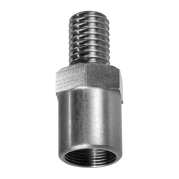 The Light Source Atlas Mic Stand Adapter, Female, Clear Zinc (MICAF.5-13X.75CZ)