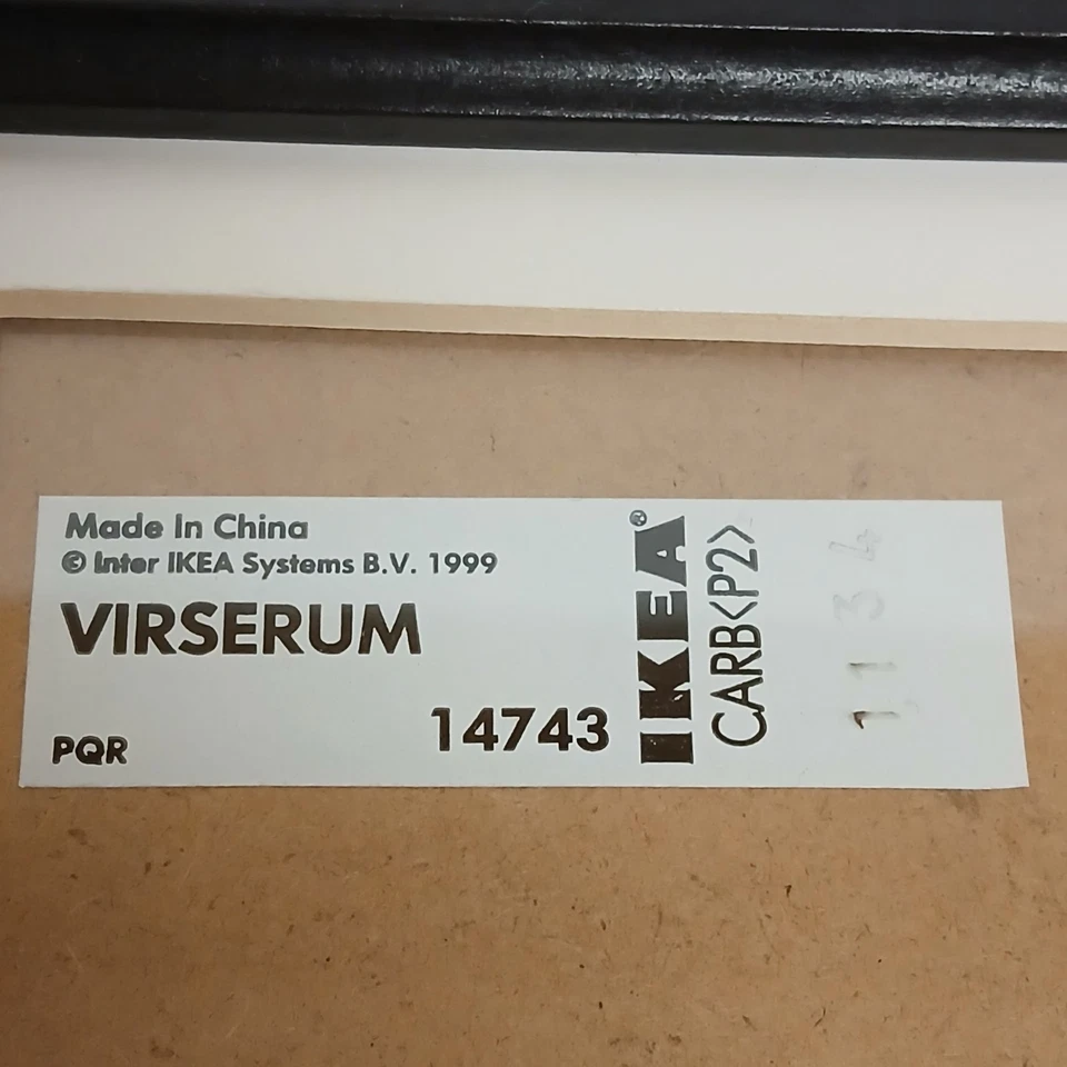 Marco de fotos IKEA Virserum negro/espresso 5x7" 3,5x5,5" juego de 2 colgantes/soportes Foto 2 de 4