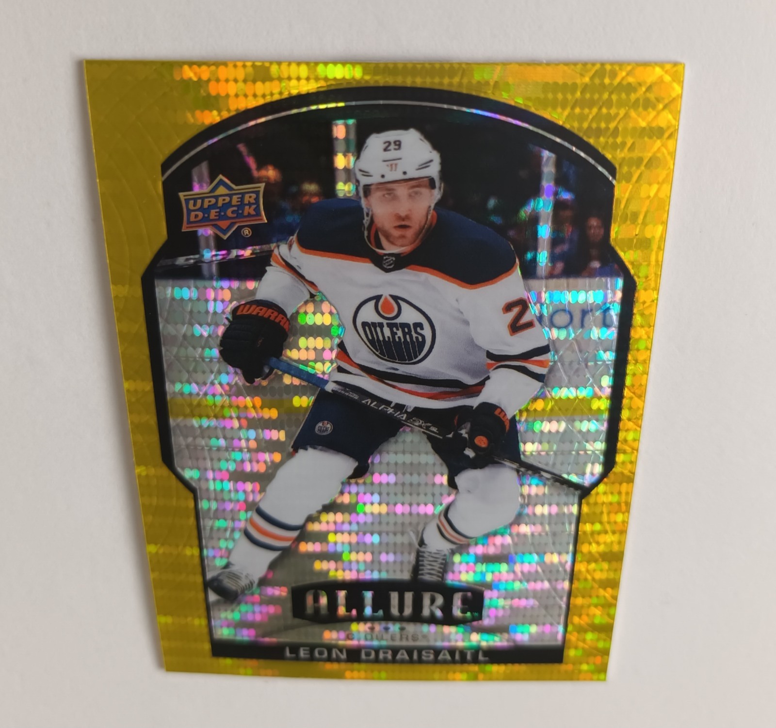 2021-22 Upper Deck Allure Leon Draisaitl #58 Yellow Taxi Card