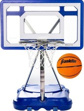 SHATTERPROOF Franklin Pool Basketball Hoop - Waterproof Mini Hoop for Poolside