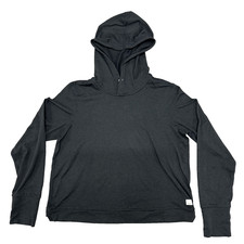 Vuori Halo Essential Hoodie Womens Medium Black Soft Dreamknit Hooded VW226