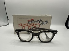 Vtg. AM/Safe Industrial Eyewear Safety Glasses W/ Box.      H