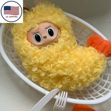 Fried Shrimp Costume for LUFUFU Handmade Plush Outfit for 17cm/6.7" Plush Doll