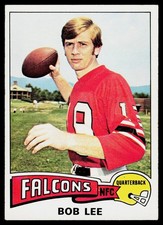 Bob Lee, 1975 Topps, #189, Atlanta Falcons,