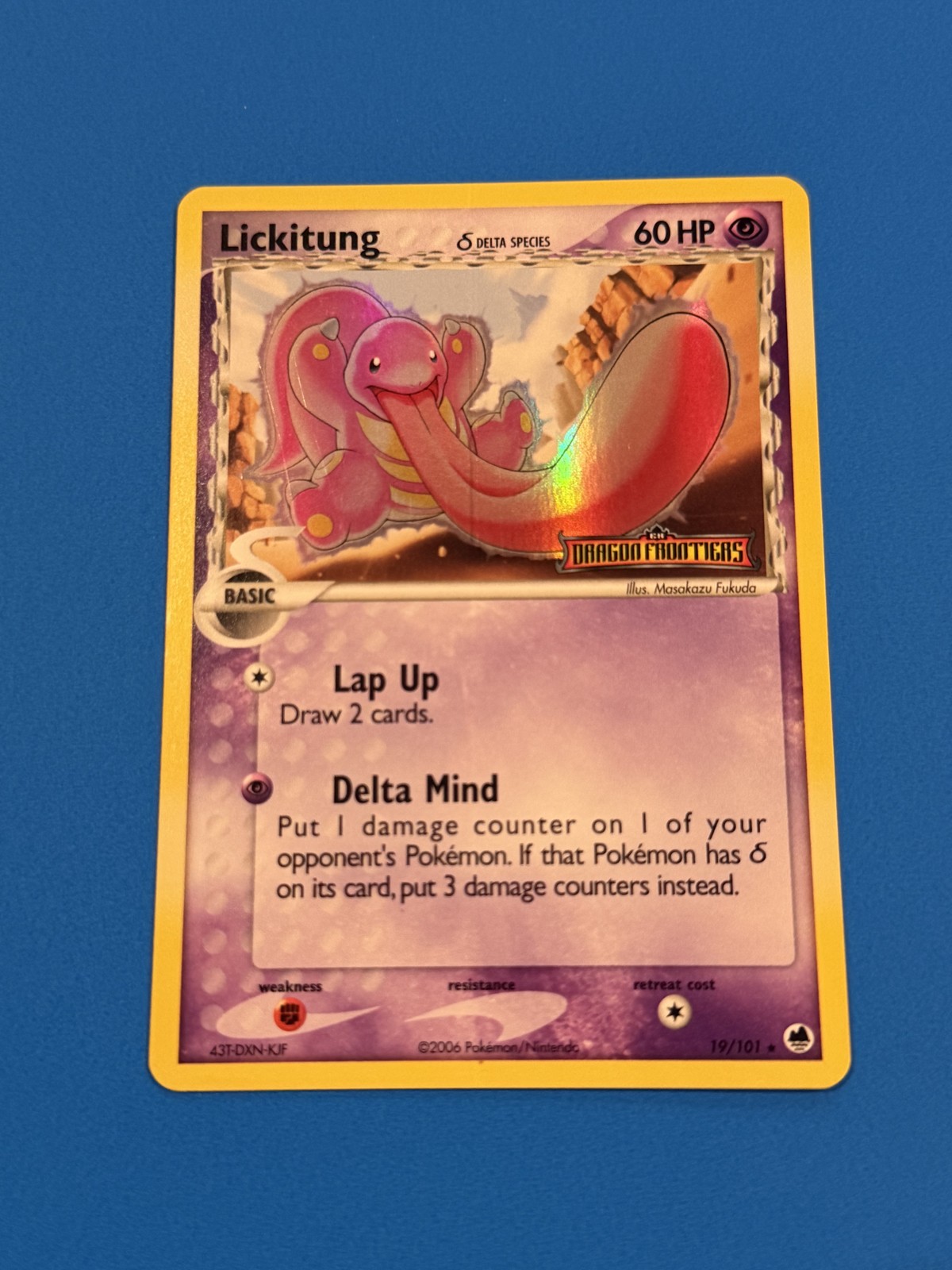 Lickitung (Delta Species) 19/101 Dragon Frontiers Reverse Holo
