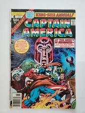 Captain America #4 King-Size Annual Marvel 1977 Jack Kirby Art/Story VG/FN 5.0 