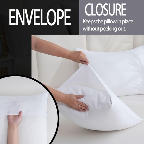 Pillow Cases Bulk 24 Pack - Standard Pillowcases with Envelope Closure, Soft ... - Picture 3 of 7