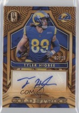 2022 Panini Gold Standard Gold Strike 86/99 Tyler Higbee #GS-THI Auto 0z9d