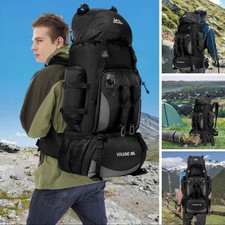 Zaino da campeggio 90L impermeabile + Bag