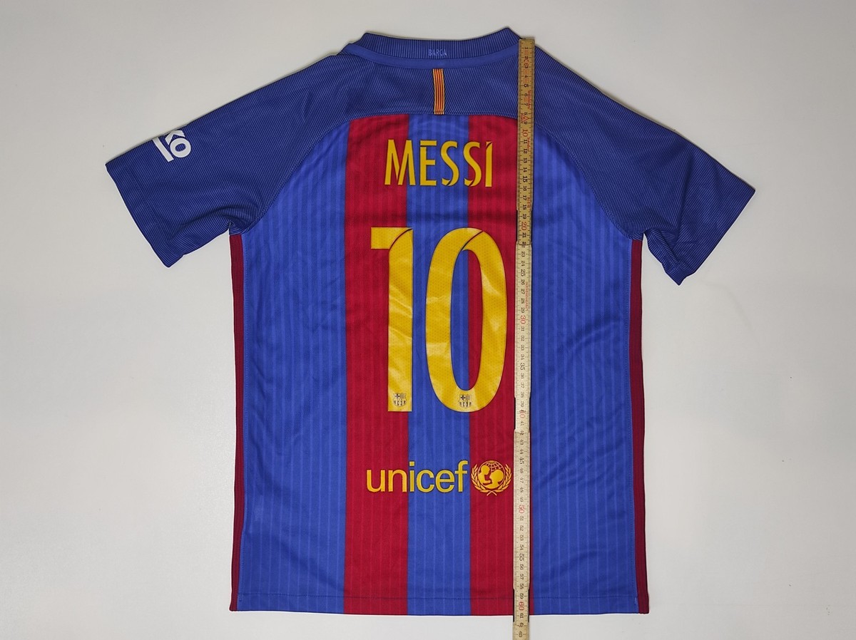 10 MESSI BARCELONA 2016-17 HOME SHIRT NIKE 777029-481 SPAIN SOCCER
