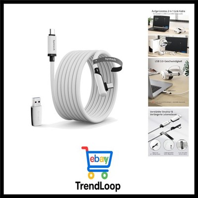 5m Link Kabel kompatibel mit Oculus/Meta Quest 3/Quest 3S/Quest2/Pro/Pico 4 Z...
