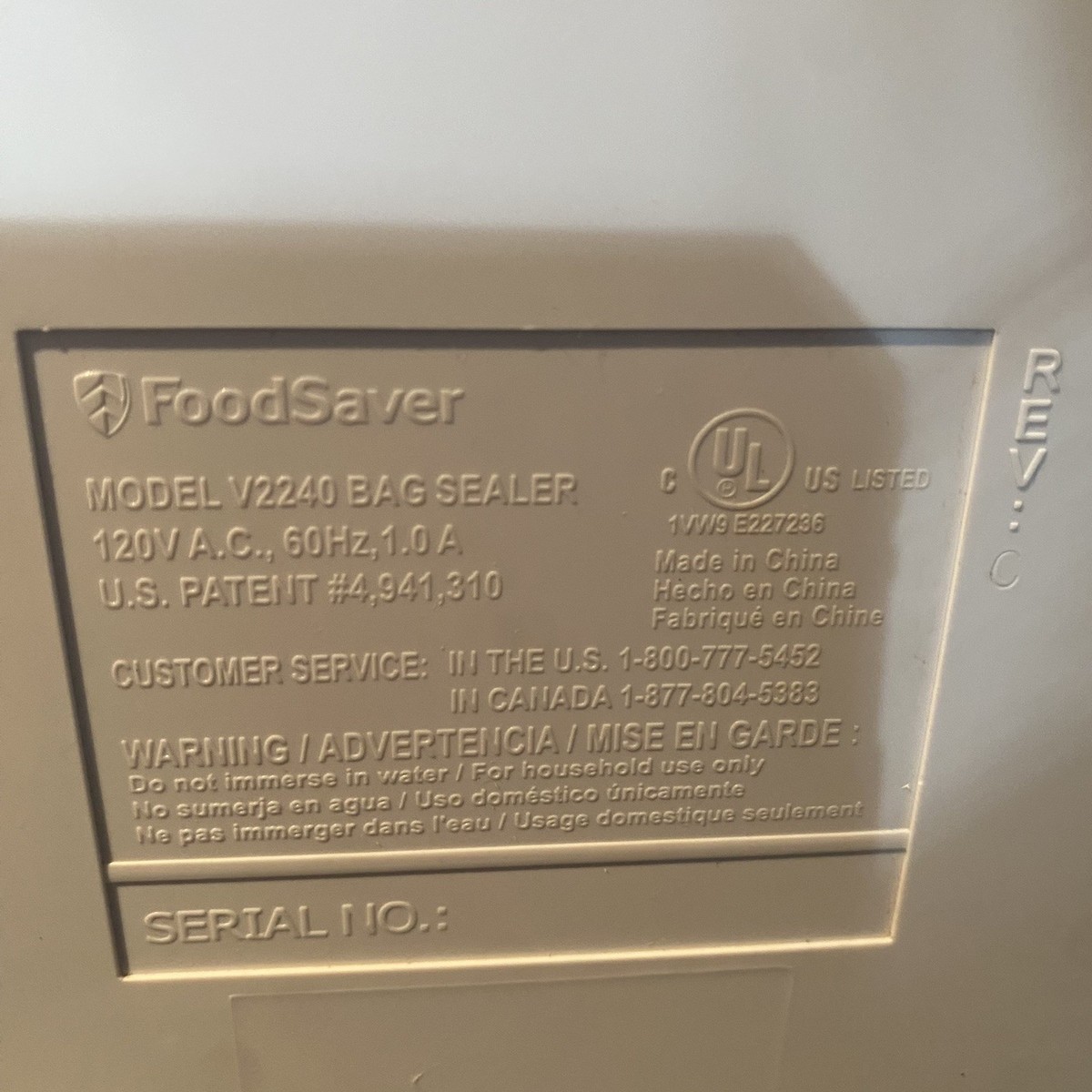 FoodSaver V2240 Vacuum Sealer Food Saver System | eBay