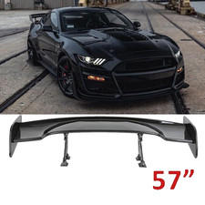 Glossy Black 57 Rear Spoiler Wing Truck Gt Style For Ford Mustang Gt B