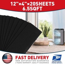 12" x 4  High Adsorption Activated Carbon Filter Pad for Home  Industrial Use