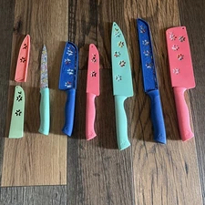 6 Piece Pioneer Woman Floral Knife Cutlery Set W/2 Extra Sheath