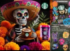 5 STARBUCKS Coffee Pin FALL 2025 SKULL OR KEYCHAIN OR REUSABLE DAY OF DEAD MEX
