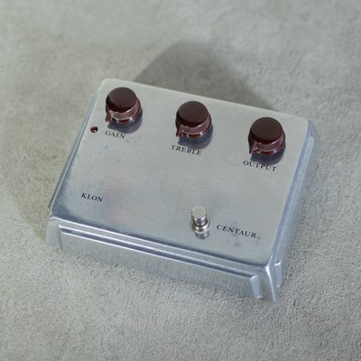 KLON Centaur Professional Overdrive Gitarrenpedal silber gebraucht um 2005