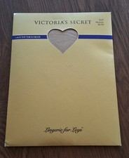 Vintage Victoria's Secret Lace Top Thigh Highs, Buff Medium