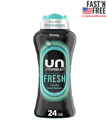Downy Unstopables In-Wash Scent Booster Laundry Beads, Fresh Scent, 24 oz 