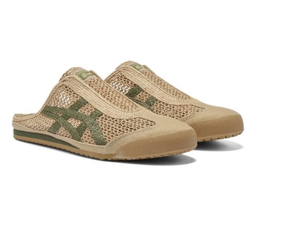 #ad NEW Onitsuka Tiger Mexico 66 Sabot Coffe Green 1183C123 252 Slippers $69.99